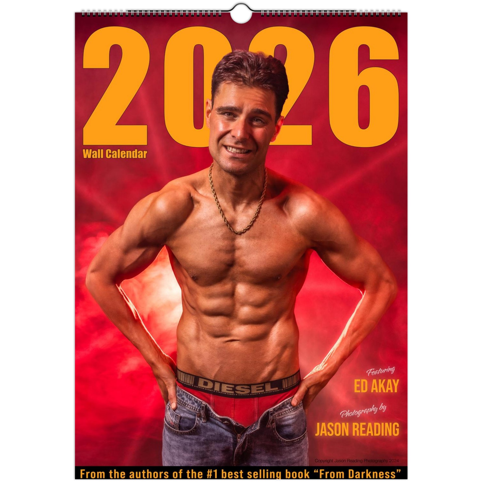 Ed Akay – Natural Adonis – 2026 Wall Calendar